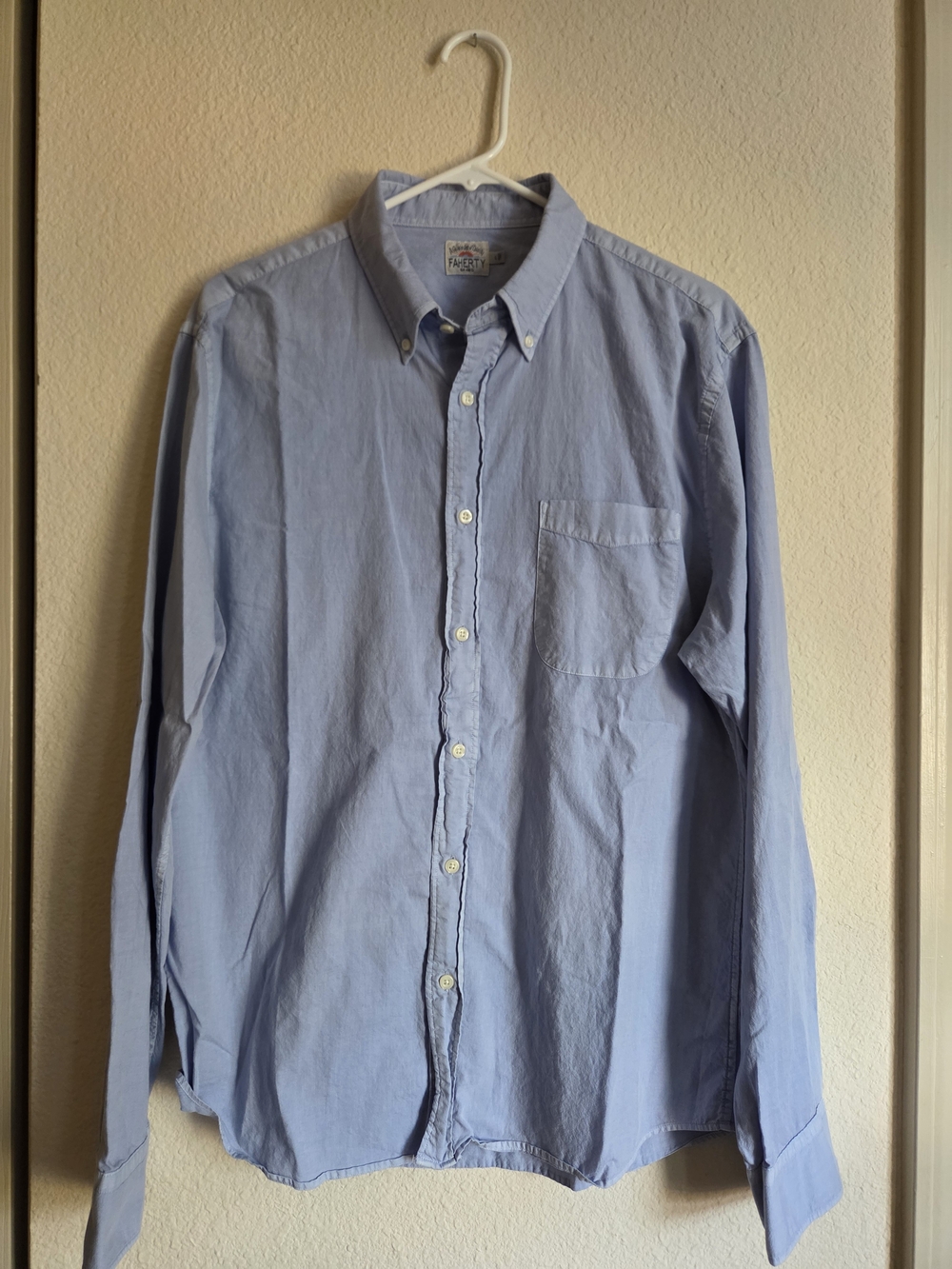 FAHERTY BRAND - Oxford Shirt Blue